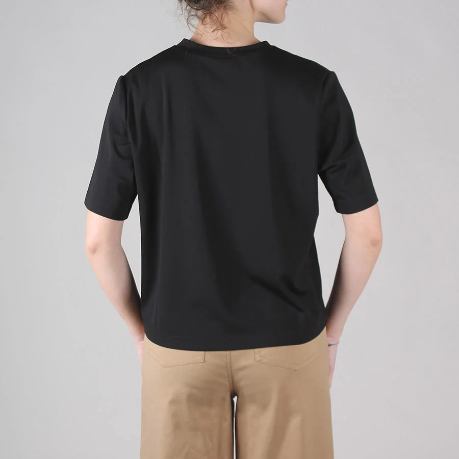 T-shirt a girocollo in viscosa - Image 6