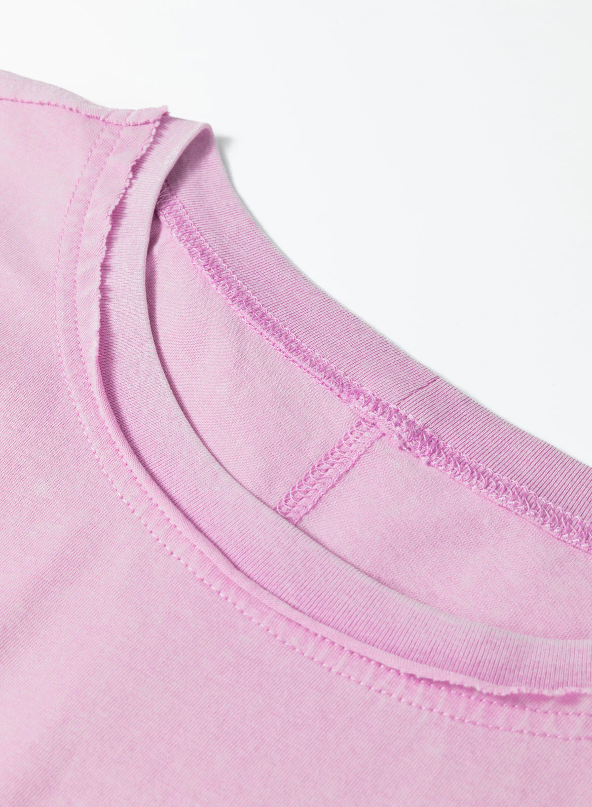 T-shirt ampia con lavaggio minerale e spalla scesa - Image 7
