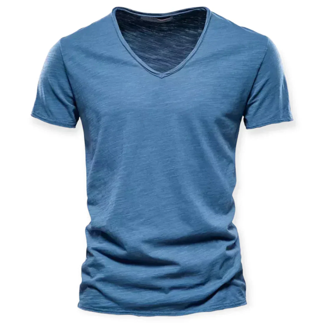 T-shirt da uomo con scollo a V - Image 2