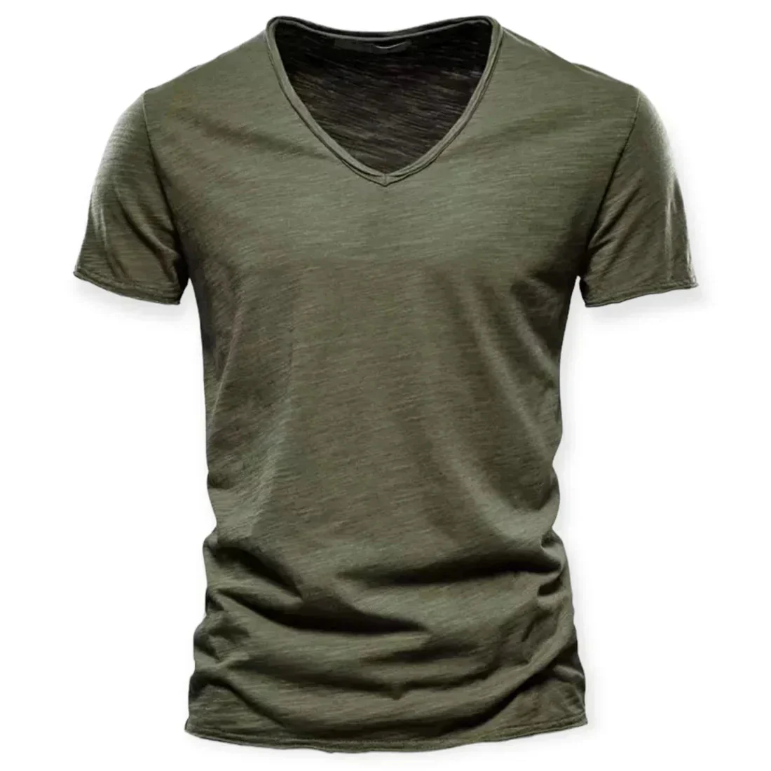 T-shirt da uomo con scollo a V - Image 3