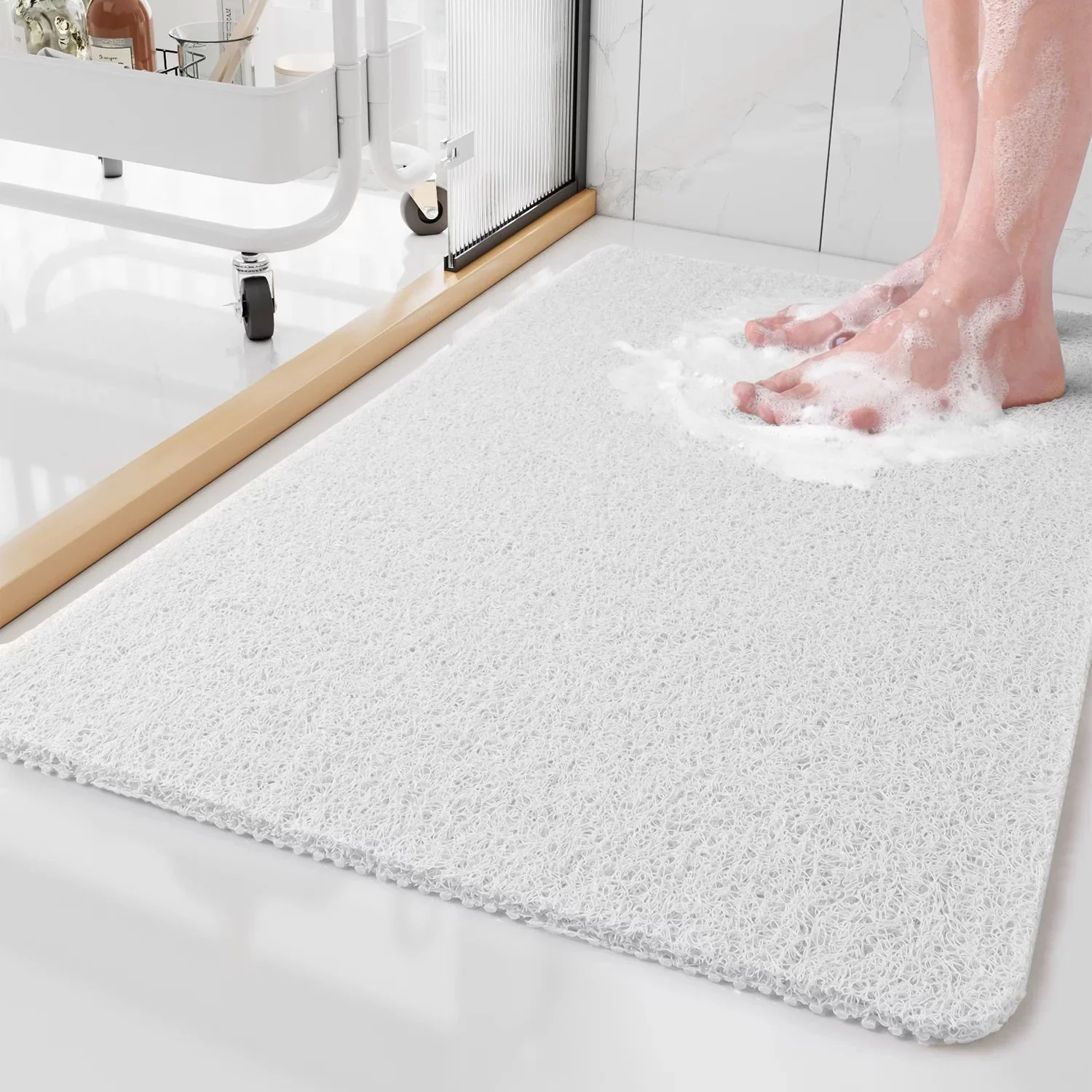 Tappetino Doccia ad Asciugatura Rapida - Design Antiscivolo per la Sicurezza in Bagno - Image 4