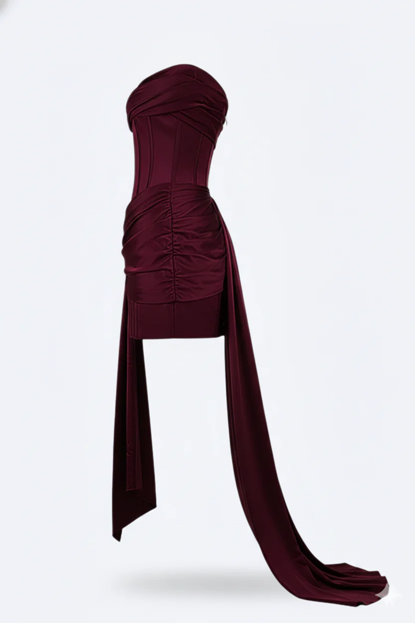 Valerios Fashion abito da sera corto elegante donna - Image 2