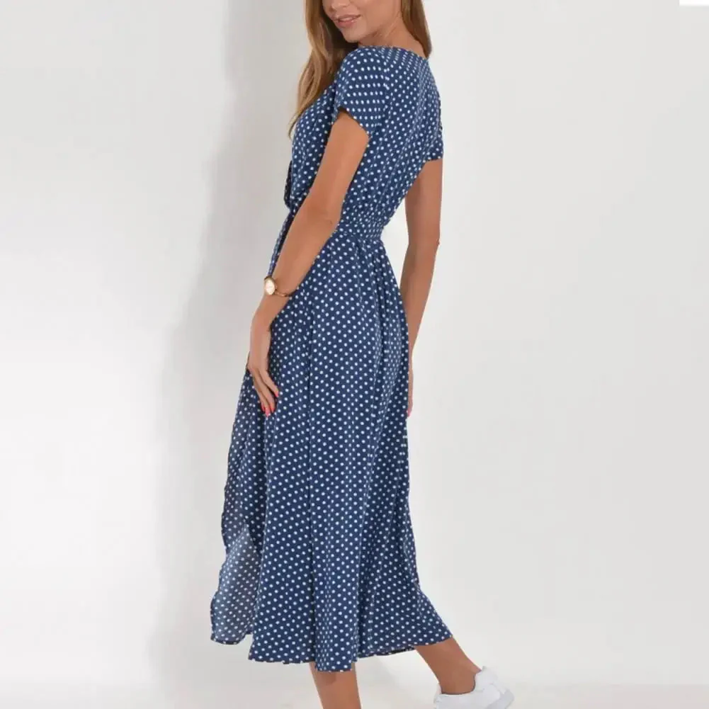 Vestito a portafoglio con stampa floreale da donna - Image 13